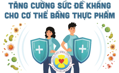 Tăng cường sức đề kháng cho cơ thể bằng thực phẩm